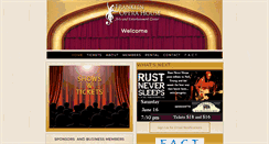 Desktop Screenshot of franklinoperahouse.org